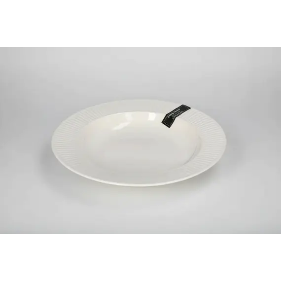 Pjatë e Thellë 21.5 cm Bardhë Porcelan