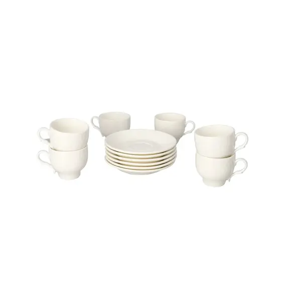 Filxhan Çaji Set 6 Copë 6x6.5x12 cm 80 ml Porcelan