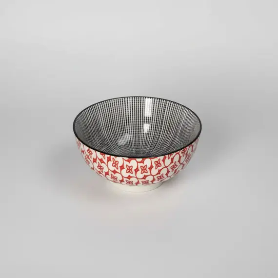 Tas i Vogël Sallate 15.5 cm Bardhë-Zezë Porcelan