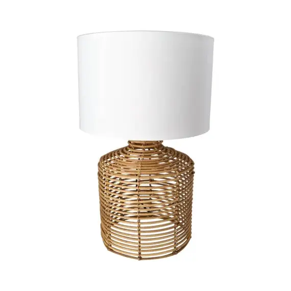 Abazhur Tavoline 32x32x51.5 cm Bardhë