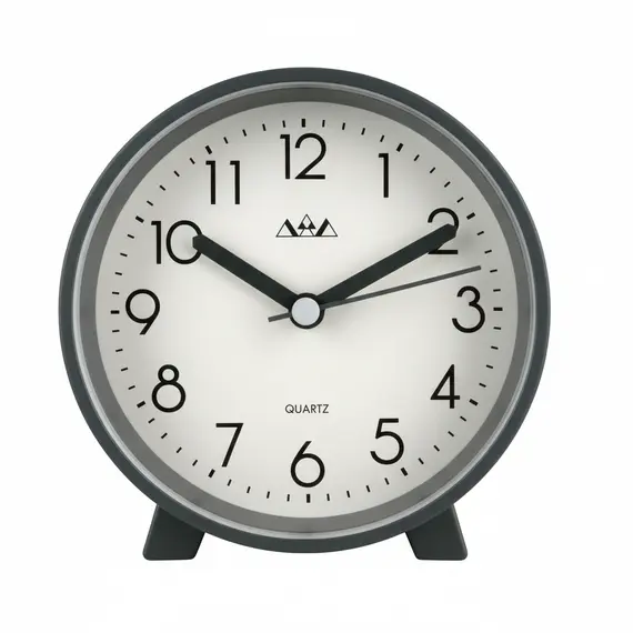 Orë Tavoline me Dizajn Modern e Zezë me Fushë të Bardhë