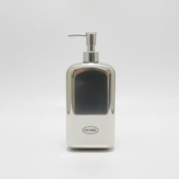 Dispenser Sapuni Inox për Ngjitje në Mur i Kromuar