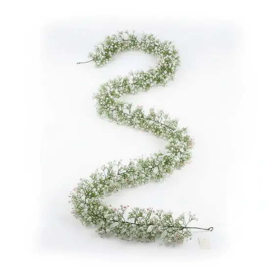 Bimë Artificiale Varëse me Lule të Vogla të Bardha