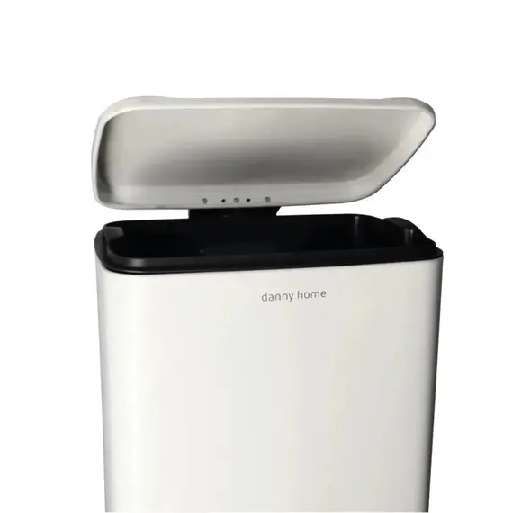 Kosh Mbeturinash 30L 34x24x61 cm i Bardhë Matt, 2 imazh