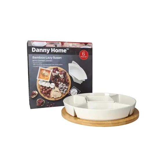 Pjatë Servirje Bamboo me 5 Pjata 32 cm, 2 imazh