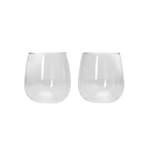 Filxhan Kafeje Dopio Qelq 2 Copë 80 ml 6x6.5 cm