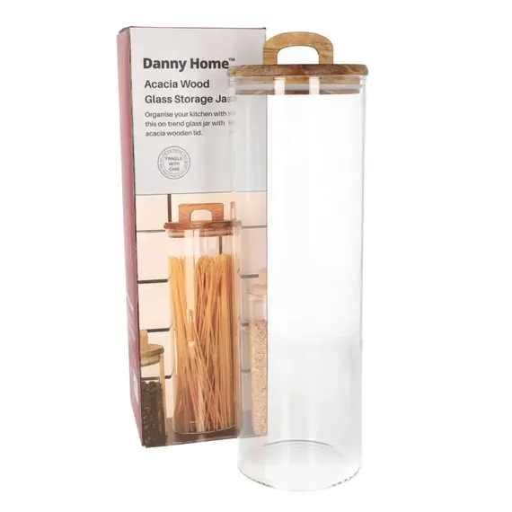 Kavanoz Konservimi Qelq me Kapak Druri Akacia