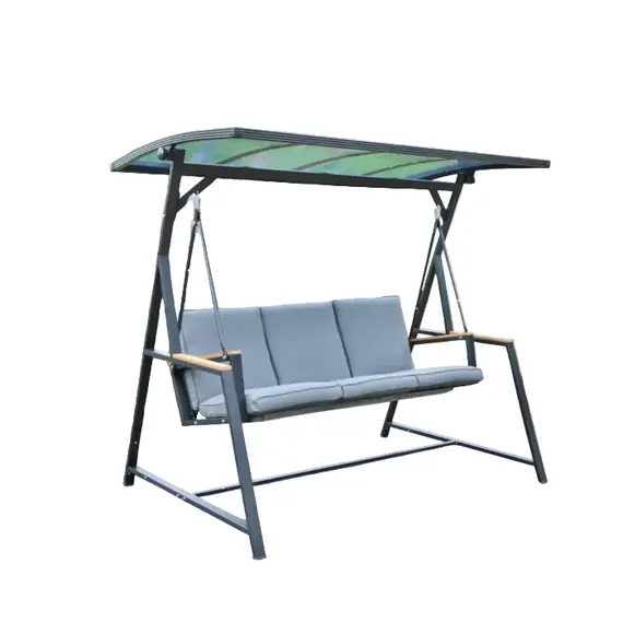 Lëkundëse për ambient të jashtëm me tendë dhe jastëkë komodë