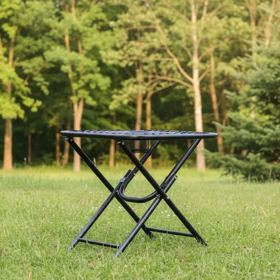 Tavolinë kampingu Emma palosëse me mbajtëse gotash për outdoor, 2 imazh