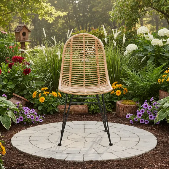 Karrige Natura K/337 me dizajn të thurur dhe strukturë metalike, 2 imazh