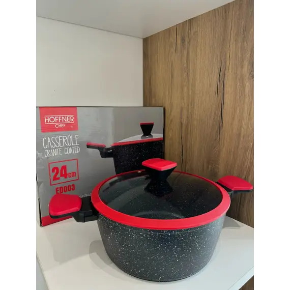 Set Furre Felsen 71L A me Ventilim + Pianure Felsen 60cm Qeramike 4 Vatra + Tenxhere Casserole Granite 24cm, 4 imazh
