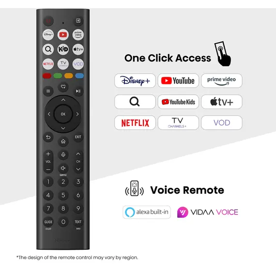 TV 65" Hisense 65A6Q 4K Smart TV LED VIDAA 2025, 9 imazh