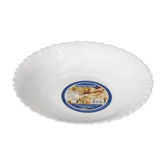 Tas Supe / 21x3.5cm / Bardhe / Qelq Opal