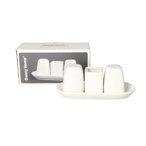 Mbajtese Erëzash / 13x4x7 cm / Bardhë / Porcelan