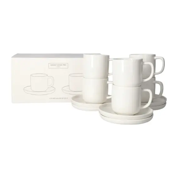 Filxhan Çaj / Set 6 cope / 220 ml / Bardhë