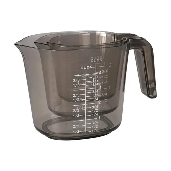 Ene Matese / Set 3 cope / 100 ml, 250 ml, 500 ml / Plastik