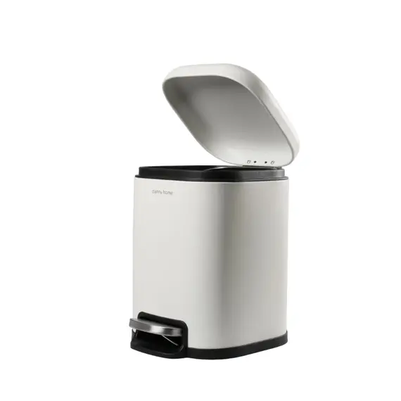 Kosh Mbeturinash 6L / 21*13.5*33.5cm / E Bardhe Matt, 2 imazh