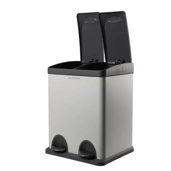 Kosh Mbeturinash 16L / 31*26*41cm / E Bardhe Matt, 2 imazh