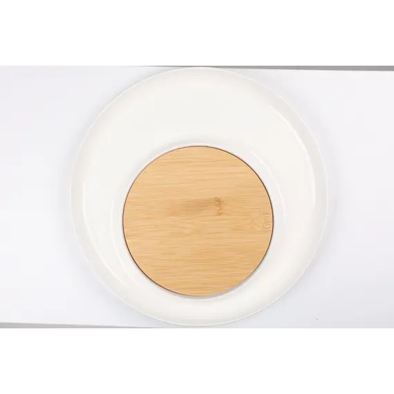 Pjate Servirje dhe Mbajtese Bamboo / 32cm
