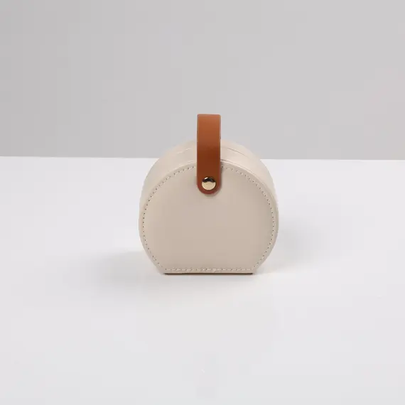 Kuti Bizhuterish / Bezhe - Roze -Jeshile / me Doreze, 3 imazh