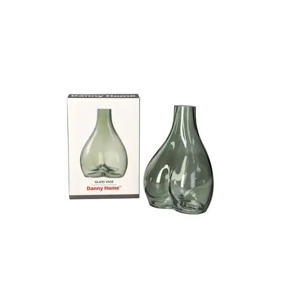 Vazo Dekorative / 3.1x15.5x10.8 cm / Qelq Jeshile