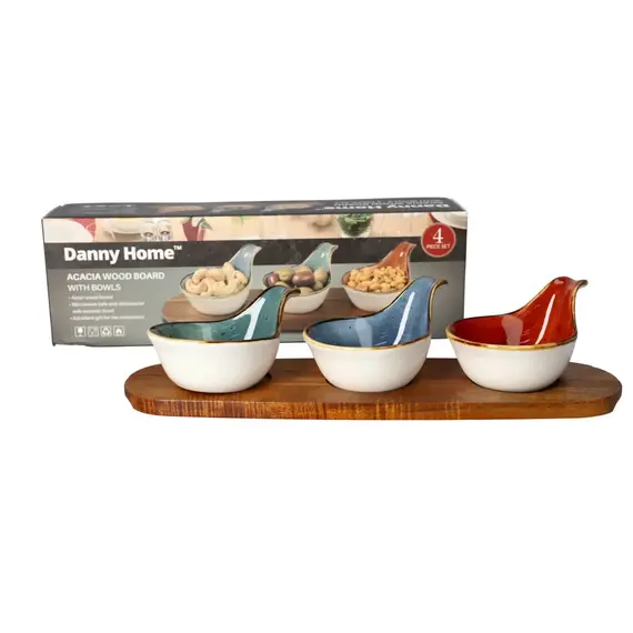 Tasa Embelsire me Mbajtese Drruri/ Set 3 cope / 12*8.5*6cm