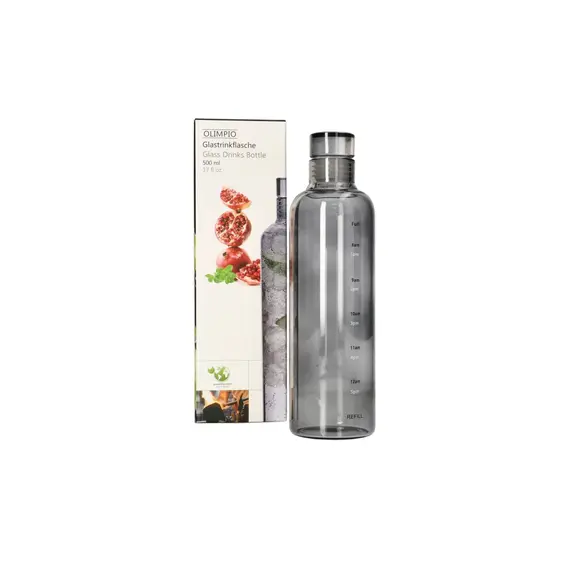 Shishe qelqi per pije / e zeze / 500ml