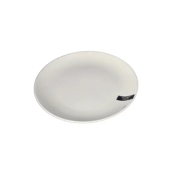 Pjatë / 27x27x3 cm / Porcelan / Rreth i Bardhë