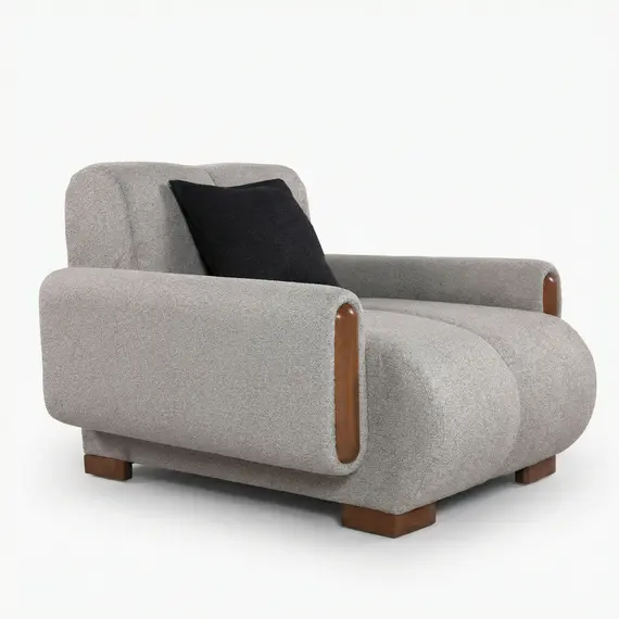 Kolltuk Tek Velura Gri, 3 imazh