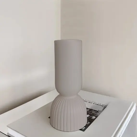 Vazo Dekorative / Set 3 cope / Gri / S