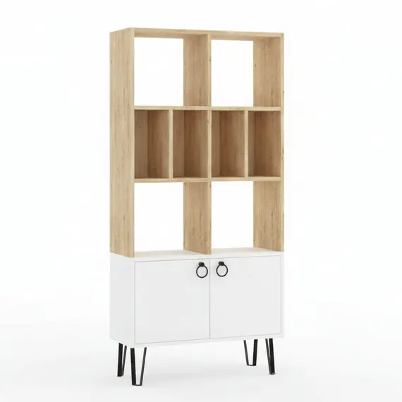 Librari Bony - Oak - White