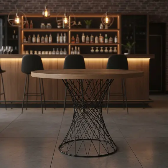 Tavoline Patna Walnut, 2 imazh