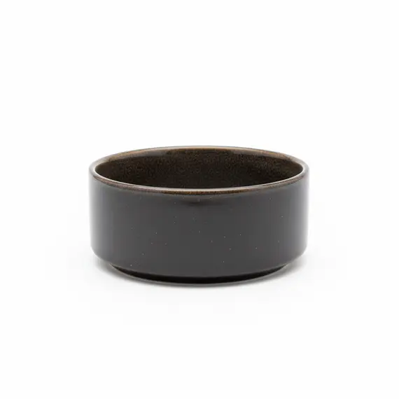 Tas i Vogël Porcelani 11cm me Finiturë të Errët Shkëlqyese