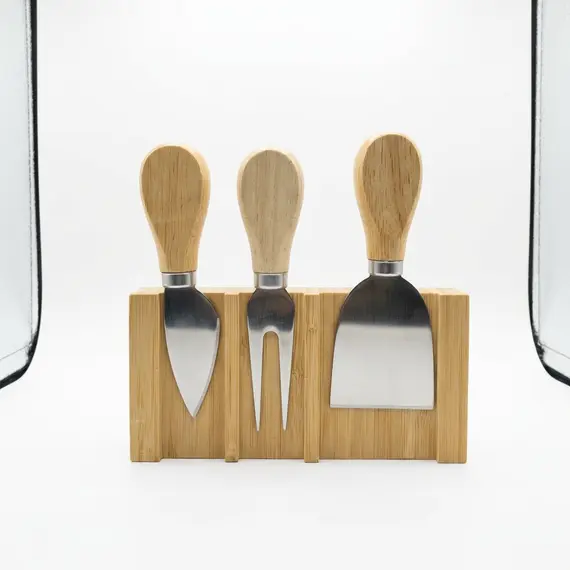 Set Servise per Djathe / Derrase Bamboo Mermer