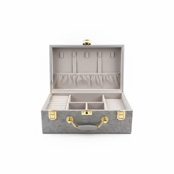 Kuti Bizhuterish / Nuanca Gri / Valixhe