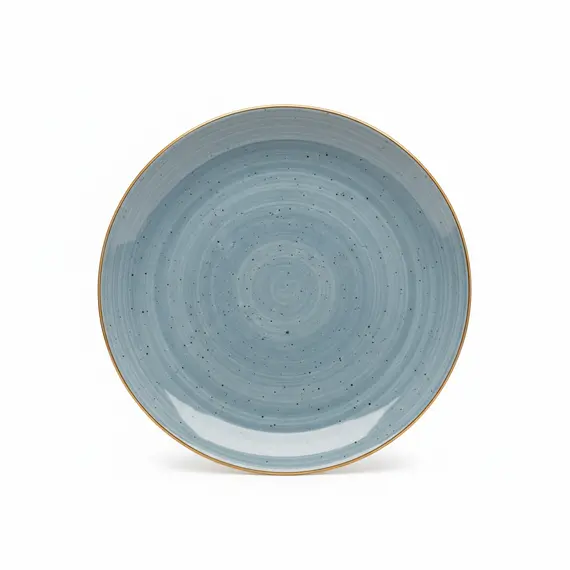 Pjate / Blu - Gold / Porcelan