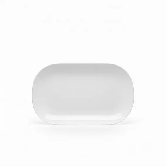 Pjate / 35x25x2cm / Bardhe / Qelq Opal