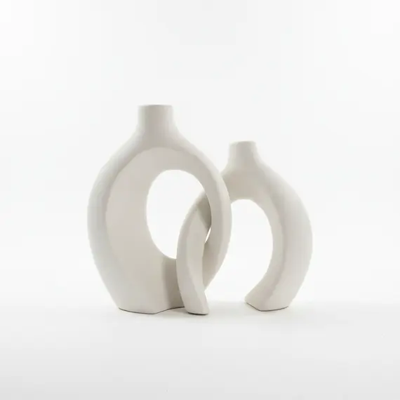 Vazo Dekorative / Zeze / Set 2 cope / te lidhura