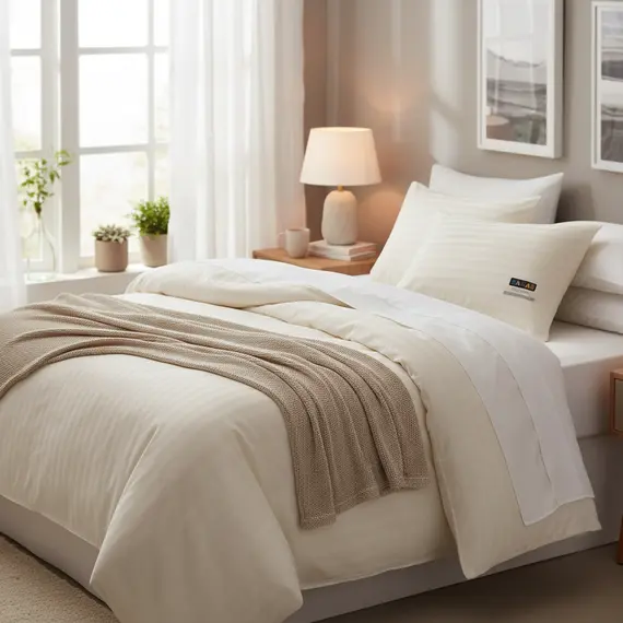 Set Carcaf 3 Cope Damas / Krem 200X220