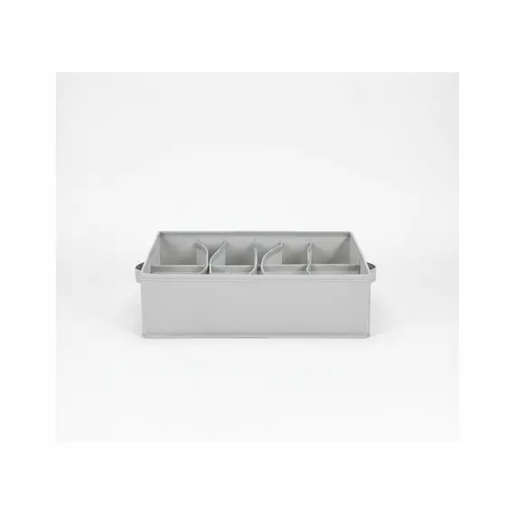 Kuti Organizative / 32*32*10cm / 6 ndarje / me doreze / Gri