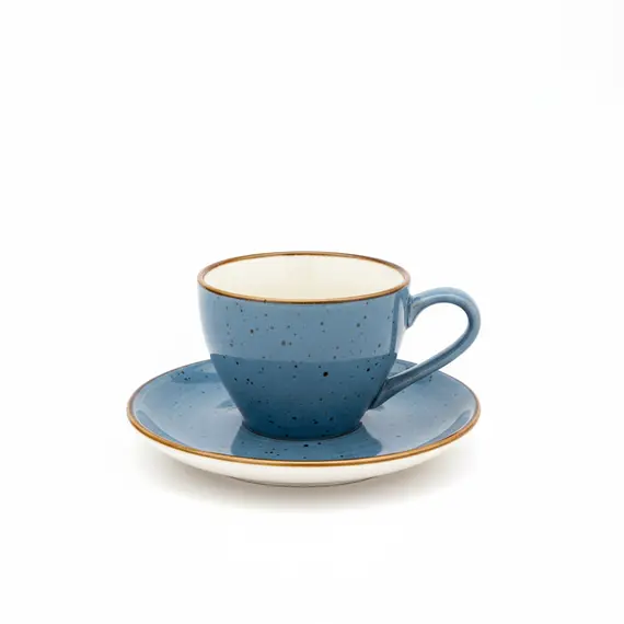 Filxhan Caji / 1 cope / 200ml / Porcelani / Blu - Gold