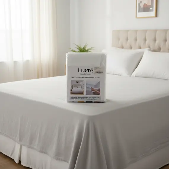 Lueré Beautiful Basics Mbrojtës Dysheku i Papërshkueshëm nga Uji, Mikrofibër, Fitted, 2 imazh