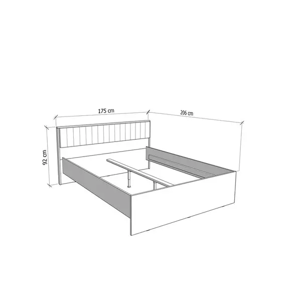 Krevat Verda 160cm Drruri-Zeze, 3 imazh