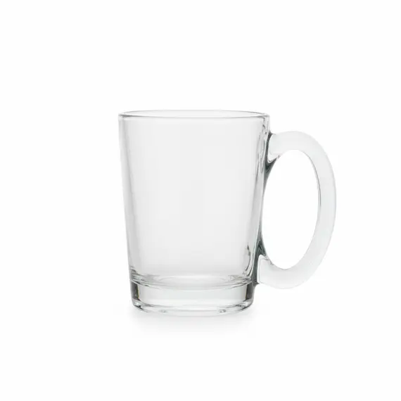 Gote Kapuçino Xhami Transparente me Dore – Set 6 Copë