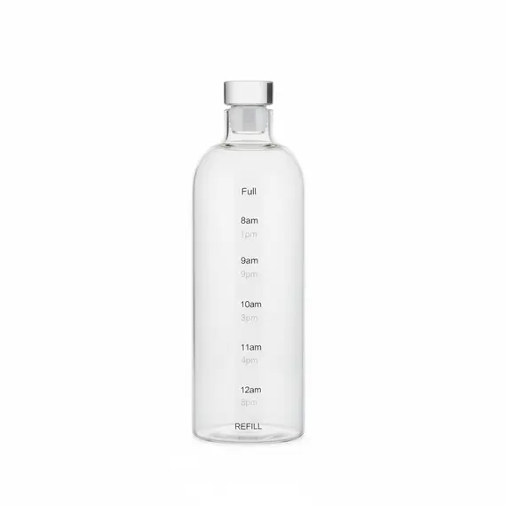 Shishe Uji Qelqi me Shenja Orari dhe Kapak Qelqi