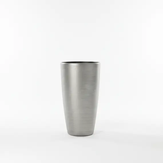 Vazo Dekorative L / 40*40*75.5cm / Brushed Steel