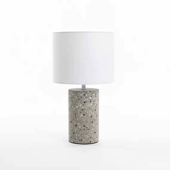 Ambazhur Tavoline / 20.5x20,5x35.5cm / Bradhe dhe Gri me efekt betoni