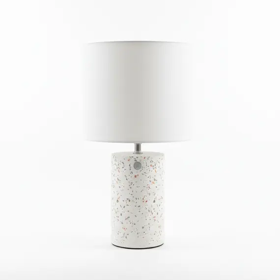 Ambazhur Tavoline / 20.5x20,5x35.5cm / Bradhe dhe Bezh me efekt betoni