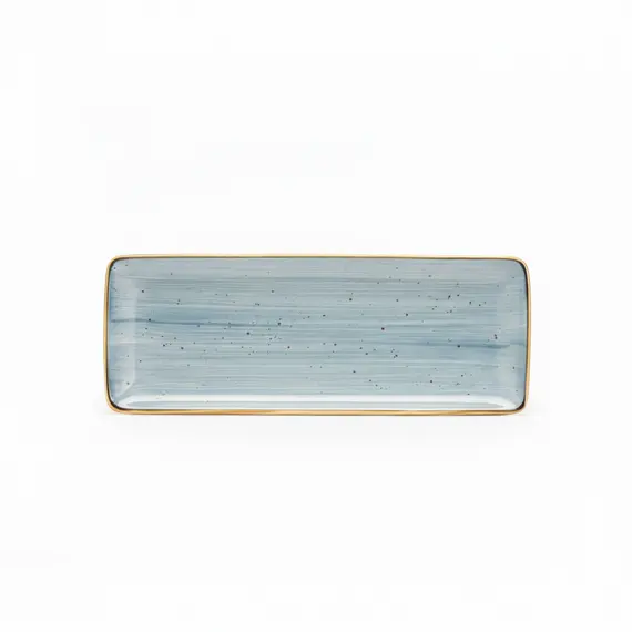 Pjate / Blu - Gold / Porcelan