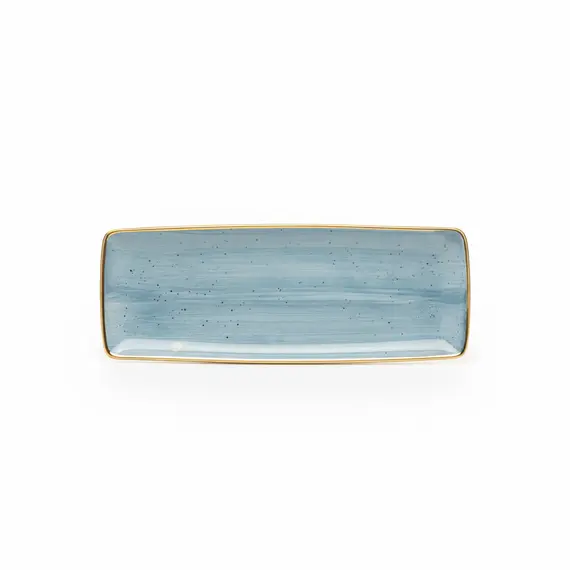 Pjate / Blu - Gold / Porcelan